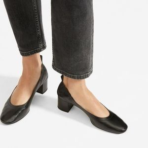 Everlane Day Heels Black